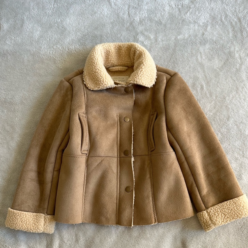 Zara Faux Suede Girls Jacket